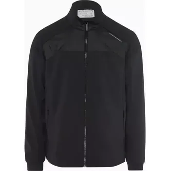 Pánská softshellová bunda PORSCHE DESIGN Woven tech jacket Bunda tkaná sportovní funkční černá (Funkční bunda z vysoce kvalitního tkaného polyesteru.)