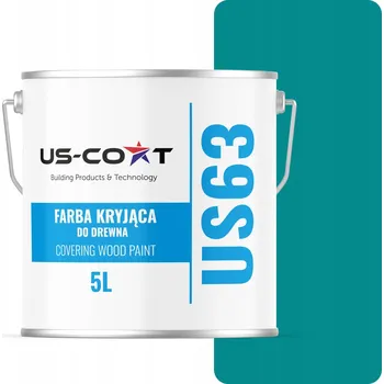 barva a nátěr na dřevo KRYCÍ BARVA NA RENOVACI DŘEVĚNÝCH DVEŘÍ MODRO-TYRKÝZOVÁ 5018 LESKLÁ 5L