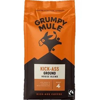 Káva Grumpy Mule Kick Ass House, mletá, Arabica, 200g