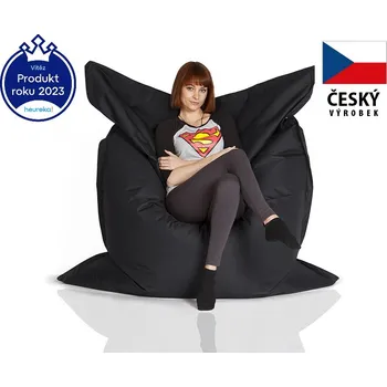 Sedací pytel CrazyShop CrazyShop Sedací vak Standard 144x180 cm, černý