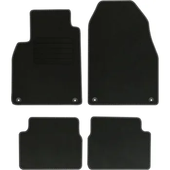 autokoberec Velurové autokoberce s upevněním v sadě Edecor