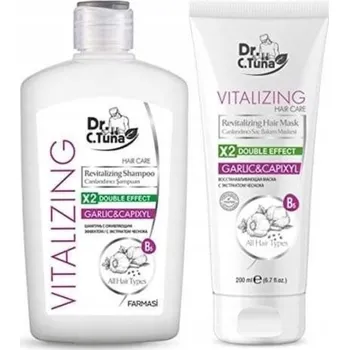Šampon Farmasi Revitalizační a obnovující šampon 500ml + maska na vlasy 200ml