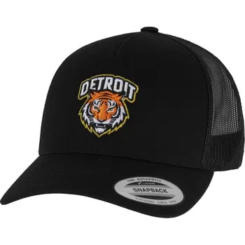Kšiltovka Detroit Tiger Head Patch 5-Panel Retro Trucker Cap
