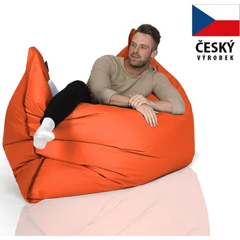 Sedací pytel CrazyShop CrazyShop Sedací vak MAXI, oranžová
