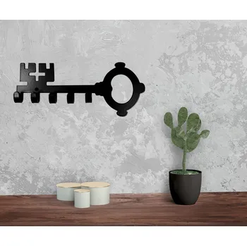 Věšák Věšák držák KLÍČ nástěnný na oblečení klíče ZÁVĚSNÝ STĚNA LOFT KOV