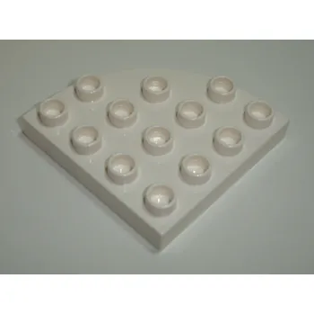 Stavebnice LEGO Lego Duplo D20162 (98218) deska, destička 4x4 čtvrthruh bílá POUŽITÉ (4654843)