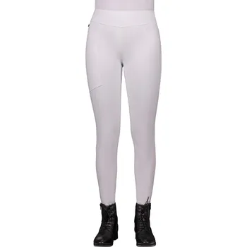 Jezdecké kalhoty QHP Legíny jezdecké Kae, s gripem na kolenou, dámské, bílé 38