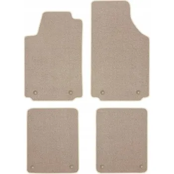 autokoberec AUDI A2 1999 - 2005 velurové autokoberce BEŽOVÉ PREMIUM