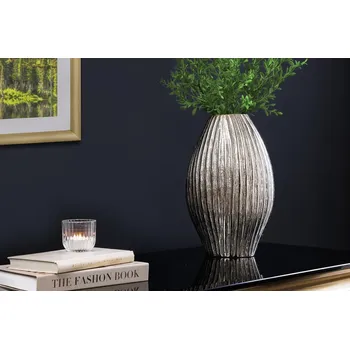 Váza Vysoká váza - Elegance, stříbrná vysoká