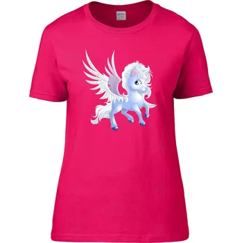 Dámské tričko Tričko Jednorožec Druh: Dámské, Barva: Růžová, Velikost: S