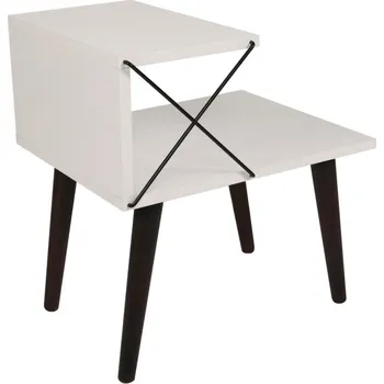 Noční stolek Noční stolek ANTAR, bílá + vyzvednutí ZDARMA