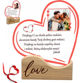 Obraz DÁRKOVÝ DÁREK RÁMEČEK VALENTÝNA Rámeček NA SRDCE Pro Ni