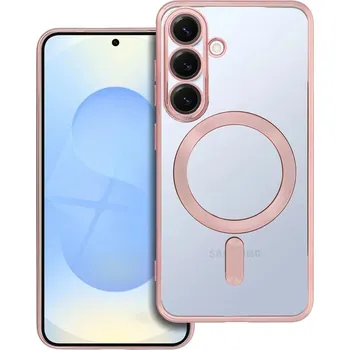Pouzdro na mobilní telefon Color Chrome MagSafe Case pouzdro / kryt pro Samsung Galaxy S25 růžové