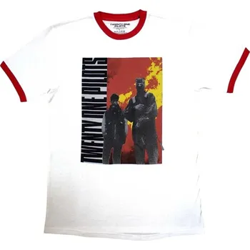 Pánské oblečení Twenty One Pilots Side Stand Ringer White XL Tričko