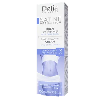 Přípravek na depilaci a epilaci Delia Cosmetics Satine Depilation Fast Working 3 min depilační krém 100 ml