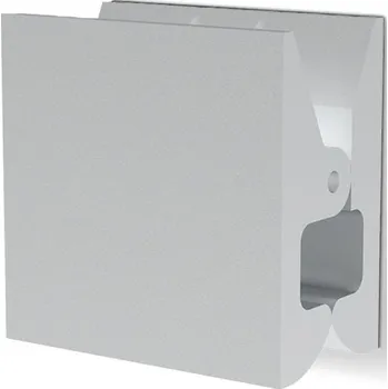 Decor Walther, Držák na ručník Pinch čtvercový 5 cm stříbrný matný - Formadore