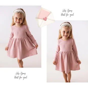 Dámské šaty Šaty Lily Grey s dlouhým rukávem - puder 122