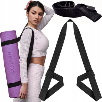 podložka na cvičení Podložka na cvičení Revity 140 cm x 4 cm černá