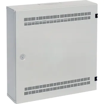 Rozvaděč Rozvaděč Solarix LC-18 s lištami 2U, 4U a 11U, 550x550x150mm šedá RAL 7035 86000541