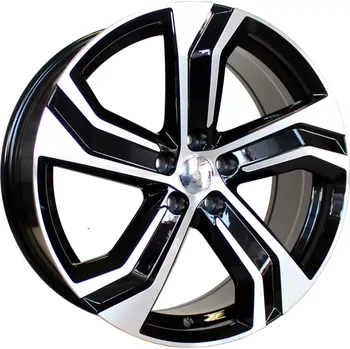 Alu kolo Alu kola Racing Line B0143, 21x9 5x108 ET38.5, černá + leštění (zátěžová) vhodné pro Volvo XC60 (od 2018), Volvo XC90 (od 2015)