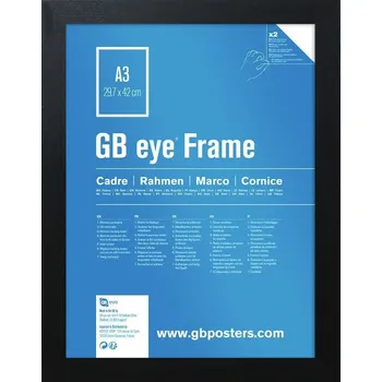 Fotoalbum GB eye Fotorámeček, 29,7 × 42 cm, dřevěný, černý BH086