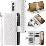 Pouzdro na Samsung Galaxy S25 Luxury Double Layer bílé