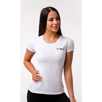 GymBeam Dámské tričko Basic White XS