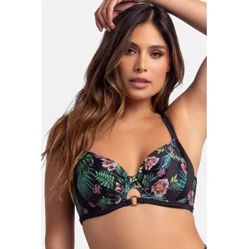 Dámské plavky Dorina Kofar Mata plavková podprsenka s kosticí s letním vzorem - DORBK0087/květy / 80 / C DOR3B014-BK0087