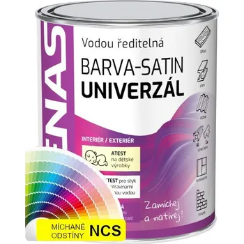 barva na kov Barva na sklo, obklady a umakart DENAS UNIVERZAL SATIN NCS - 0,7 kg - S 0540-Y10R