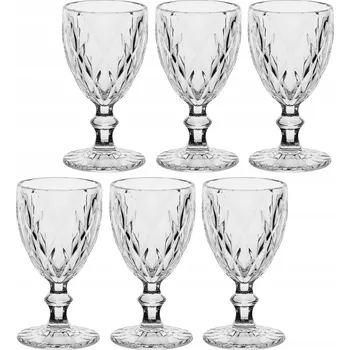 Sklenice Skleničky na bílé víno Rose Tulipani Diamond, bezbarvé, 250ml, 6 ks