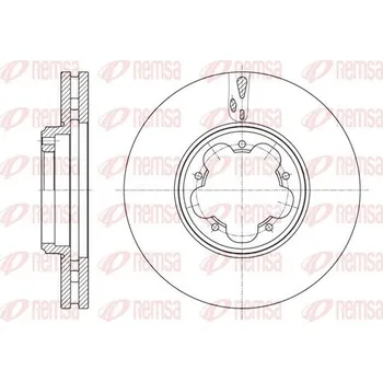 Brzdový kotouč Brzdový kotouč REMSA 61563.10