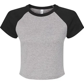 Dámské tričko Bella Dámské krátké triko BL1201 Athletic Heather-Black XL