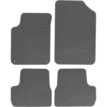 autokoberec Velurové autokoberce s upevněním v sadě Edecor