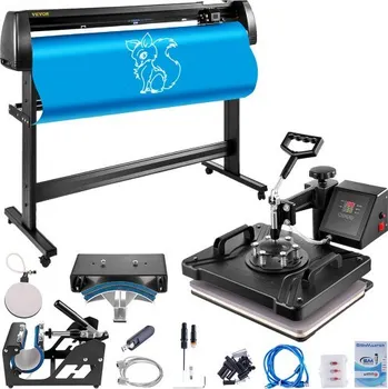 Kancelářská technika Digitální termolis VEVOR 5 v 1 15"x12" a řezačka vinylu 53" se softwarem Signmaster