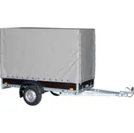 Plachta s konstrukcí UNI/PROFI/LPV 6, podchozí výška 170cm, šedá RAL7037 + přísl