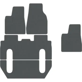 autokoberec Kobercové rohožky Edecor velurové 5 ks