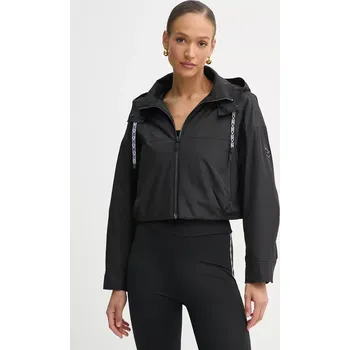Bunda MICHAEL Michael Kors černá barva, přechodná, oversize, MR520GU7LD 99X, vel. S