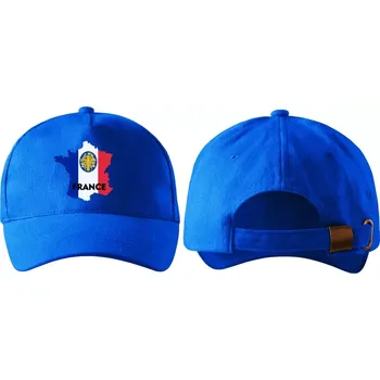Kšiltovka kšiltovka s vlajkou FRANCIE modrá (pánská kšiltovka vlajka a znakem FRANCIE fRANCE)
