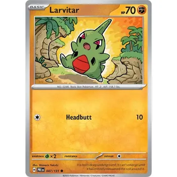 Karetní hra Larvitar 047/131 - Prismatic Evolutions Typ karty: Reverse Holo