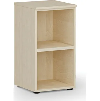 Kancelářská sestava Kancelářský regál PRIMO WOOD, 400 x 420 x 740 mm, bříza