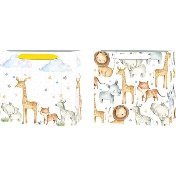 Dárková taška Taška dárková 230x80x180 mm dětská zvířátka mix, barevná