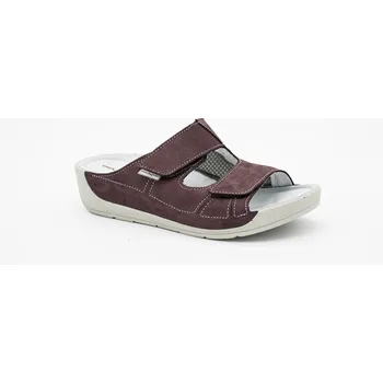 Dámská obuv MEDISTYLE zdravotní dámská pantofel KARIN halux Barva: Vínová, Velikost EU: 41