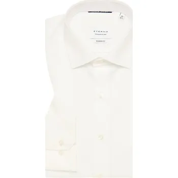 Košile Eterna Modern Fit Twill neprůhledná ivory velikost: 43, délka rukávu: dlouhý rukáv