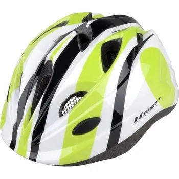 Cyklistická přilba Přilba PRO-T Plus Toledo In mold dětská S 48-52 bílo zelená