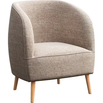 Křeslo Béžové čalouněné křeslo Ame Yens Licio