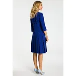 Made of Emotion Koktejlové šaty M336 Modrá A-Line Fit M