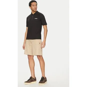 Pánská košile Guess Polokošile Z5GP00 KCQU2 Černá Slim Fit L