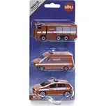 SIKU česká verze - set hasičská sada 3 aut