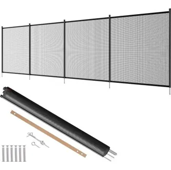 Bazén VEVOR oplocení bazénu, 4 x 12 FT oplocení bazénu pro zapuštěné bazény, odnímatelné dětské bezpečnostní oplocení bazénu, oplocení bazénu snadnou svojí instalací, 340 g Teslin PVC pletivo na oplocení bazénu chrání děti a domácí mazlíčky