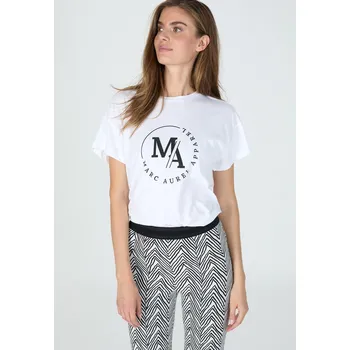 Tričko Marc Aurel 73814 bílé/černé logo Velikost: 34